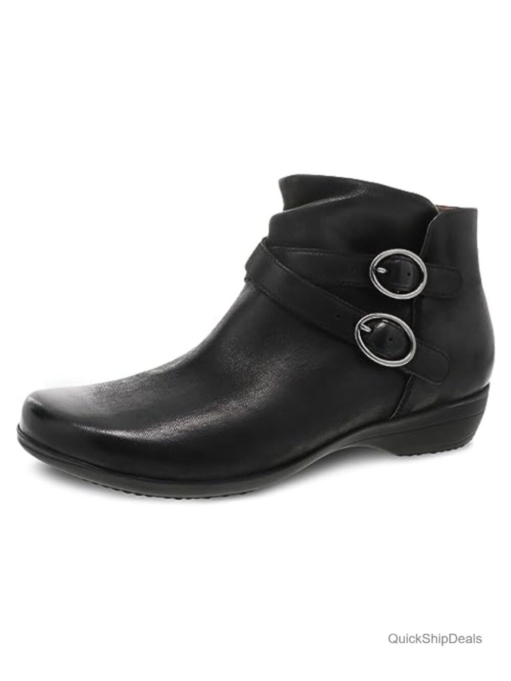 Dansko Faithe Inside Zip Ankle Bootie Leather Boots